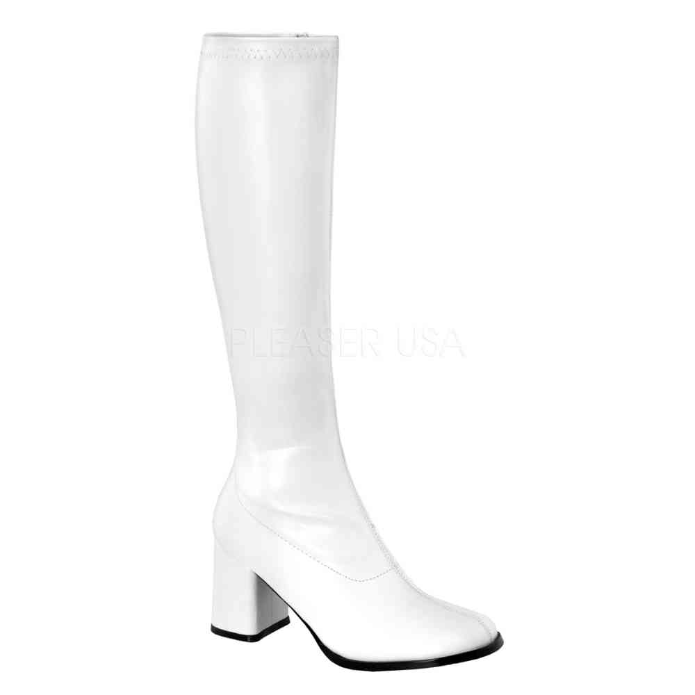 Pleaser - GOGO300 Bottes - Blanc